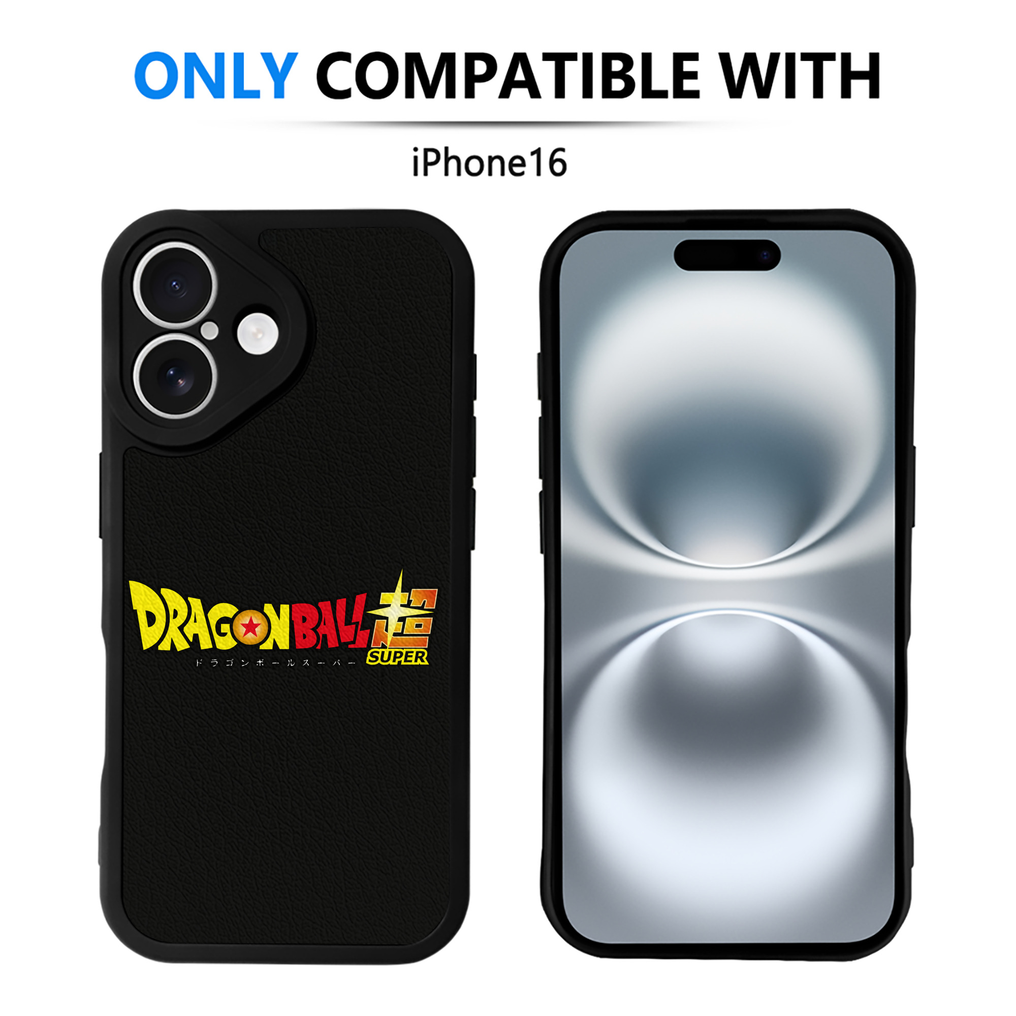 （画像用） ドラゴンボール DRAGON BALL 【iPhone 16シリーズ対応】シリコンスマホケース（レザー調） 材質：シリコン